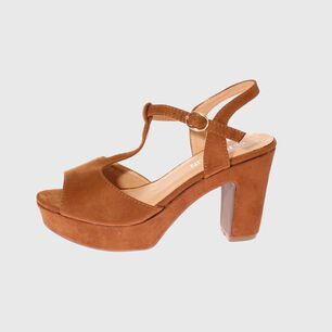 Sandalia Tac&oacute;n Camel Hualun Art. 5hlc726camel
